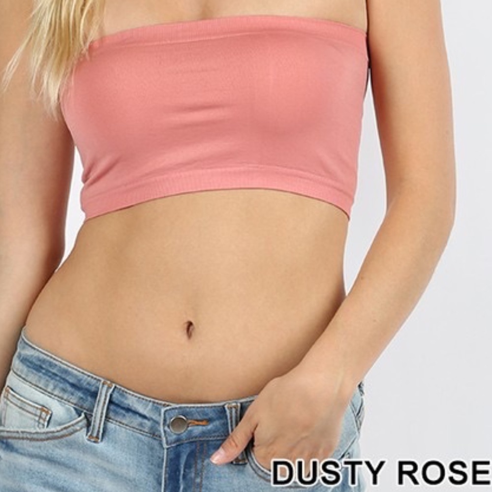 Bandeau 7 Inch Dusty Rose Seamless new 🆕